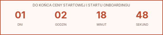 Do końca ceny startowej i startu onboardingu