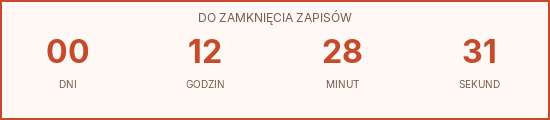 Do zamknięcia zapisów